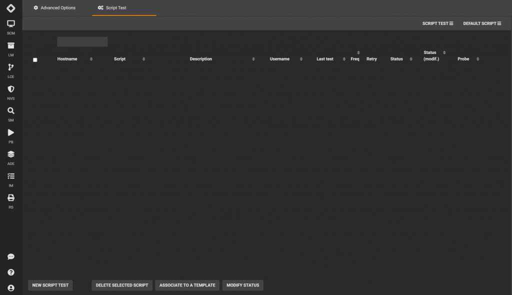 Create a new test script