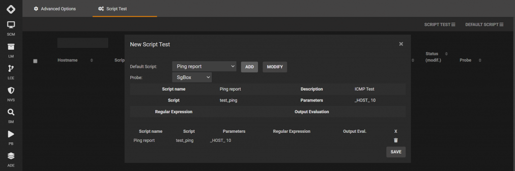 Create a new test script