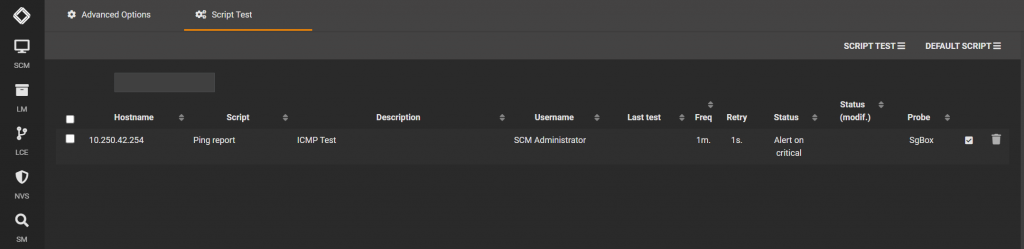 Create a new test script