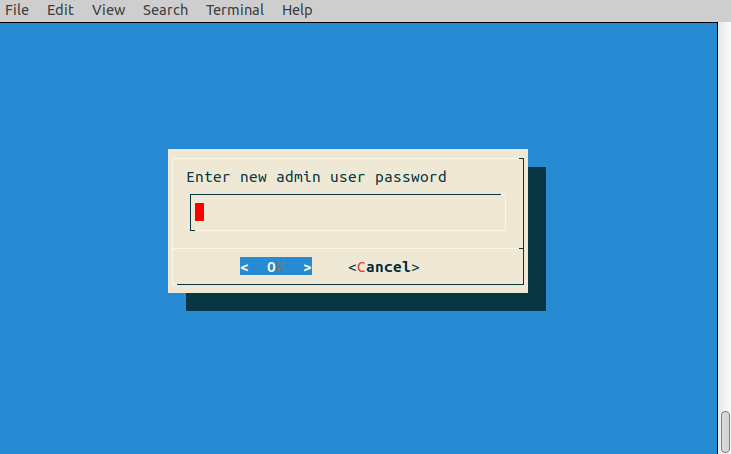 Reset Admin password