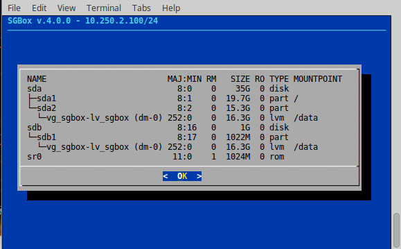 Extend Data Disk (SGBox V4)