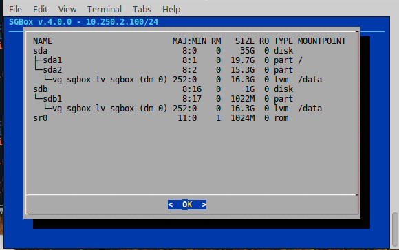 Extend Data Disk (SGBox V4)