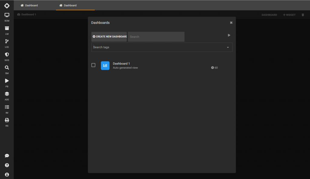 Create a dashboard
