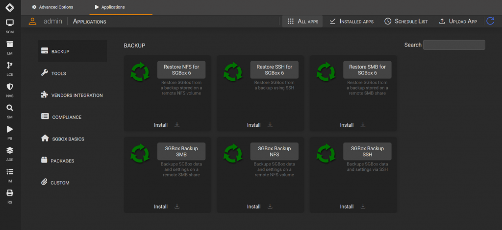 Export SGBox GPG Key