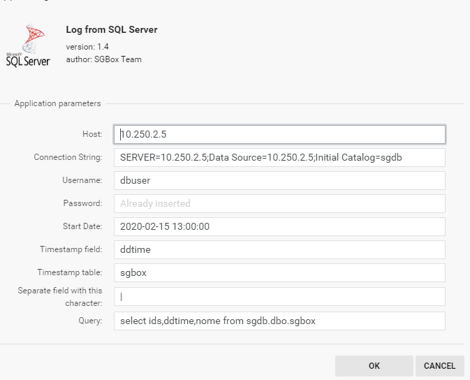 Configure MSSQL App