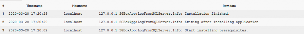 Configure MSSQL App