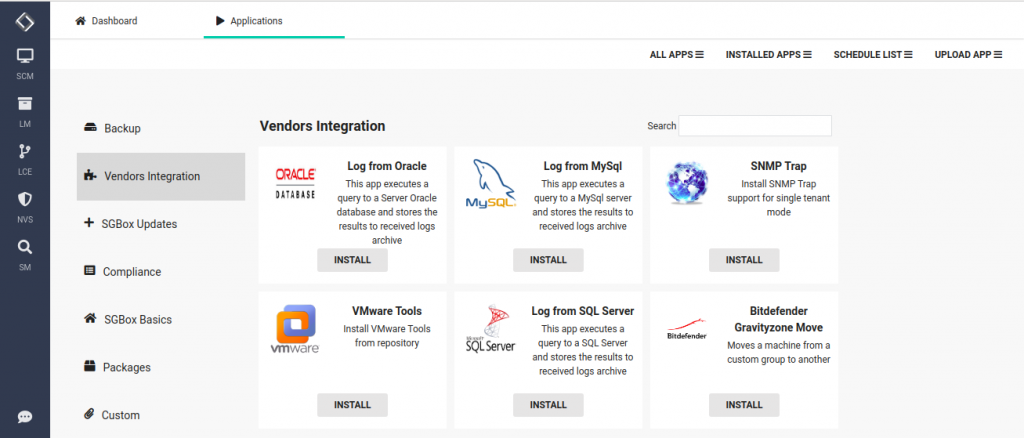 Configure MySQL App