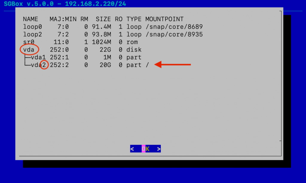 Extend Full Disk (SGBox V5)