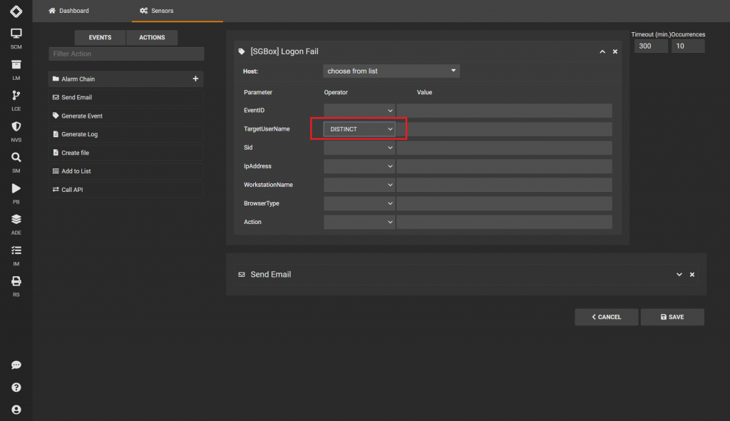 Create a sensor