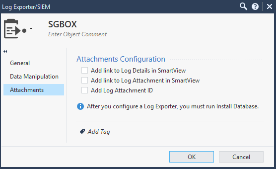 Syslog configuration on CheckPoint