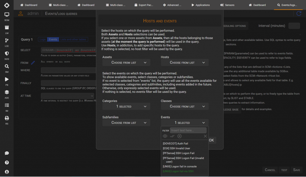 Replace a Sensor with Events Queries