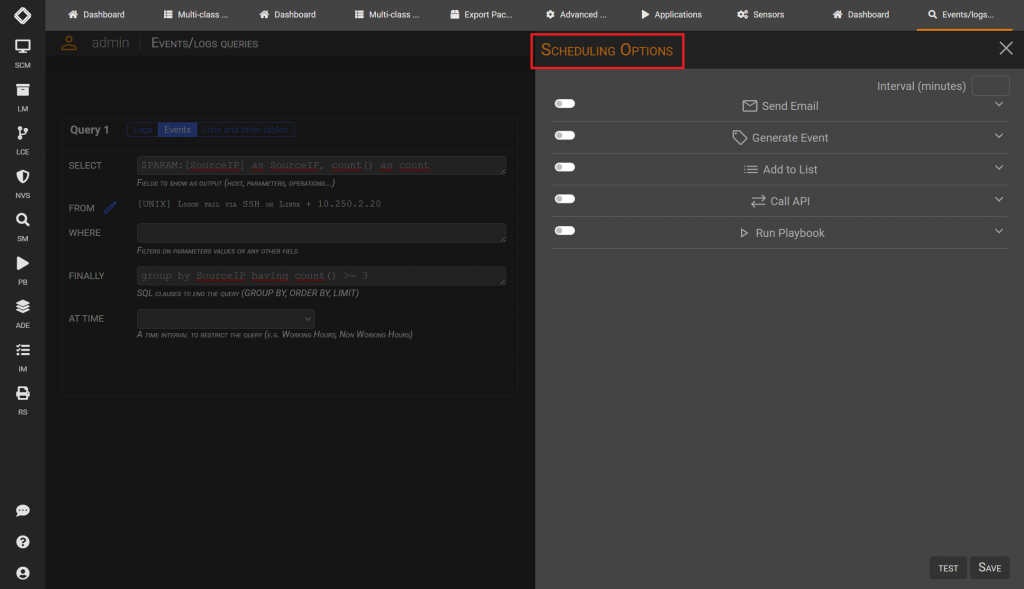 Replace a Sensor with Events Queries