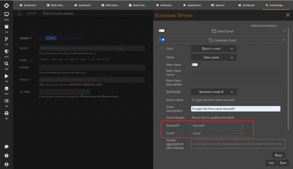Replace a Sensor with Events Queries