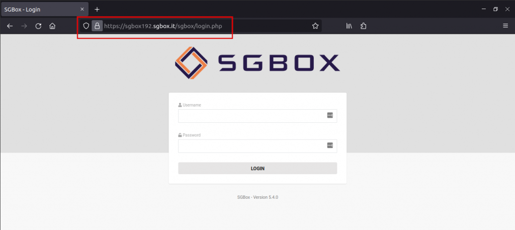 Upload SGBox custom certificate