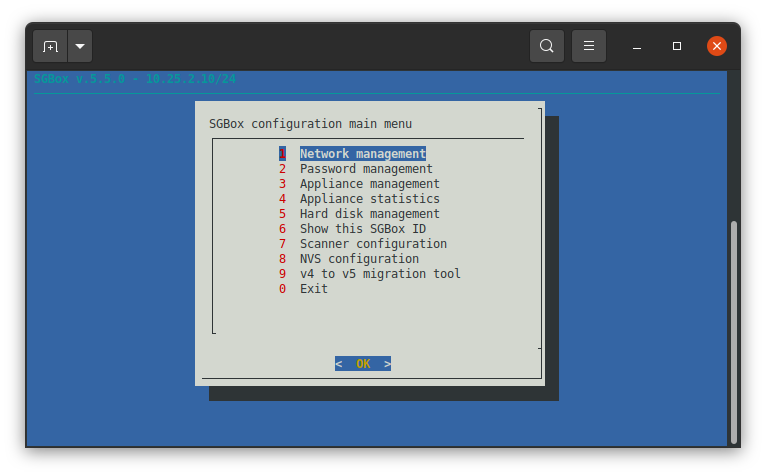 Configure SGBox IP