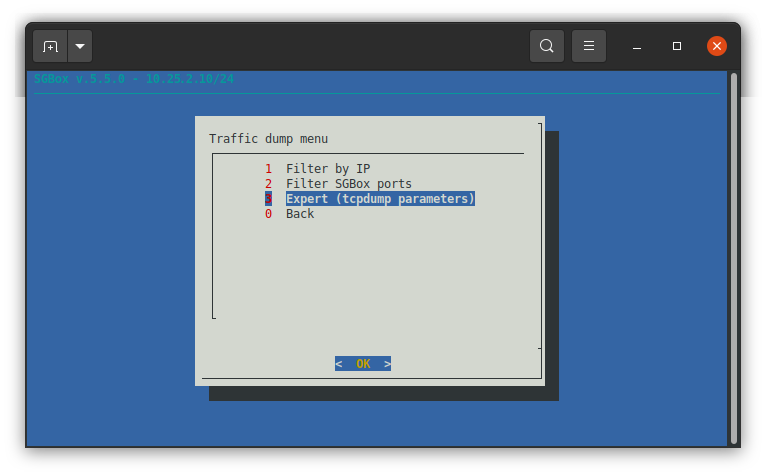 TCPDump and SGTop