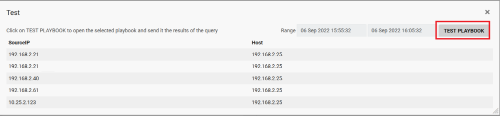 Playbooks - Trigger with Query