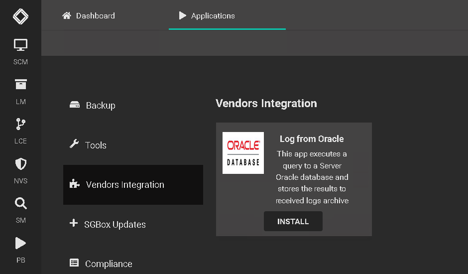 Configure Oracle App