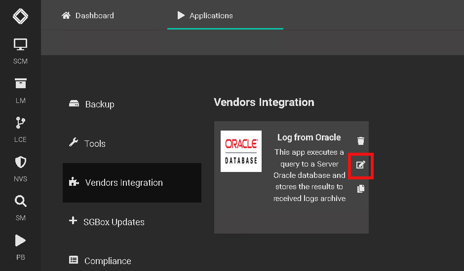 Configure Oracle App