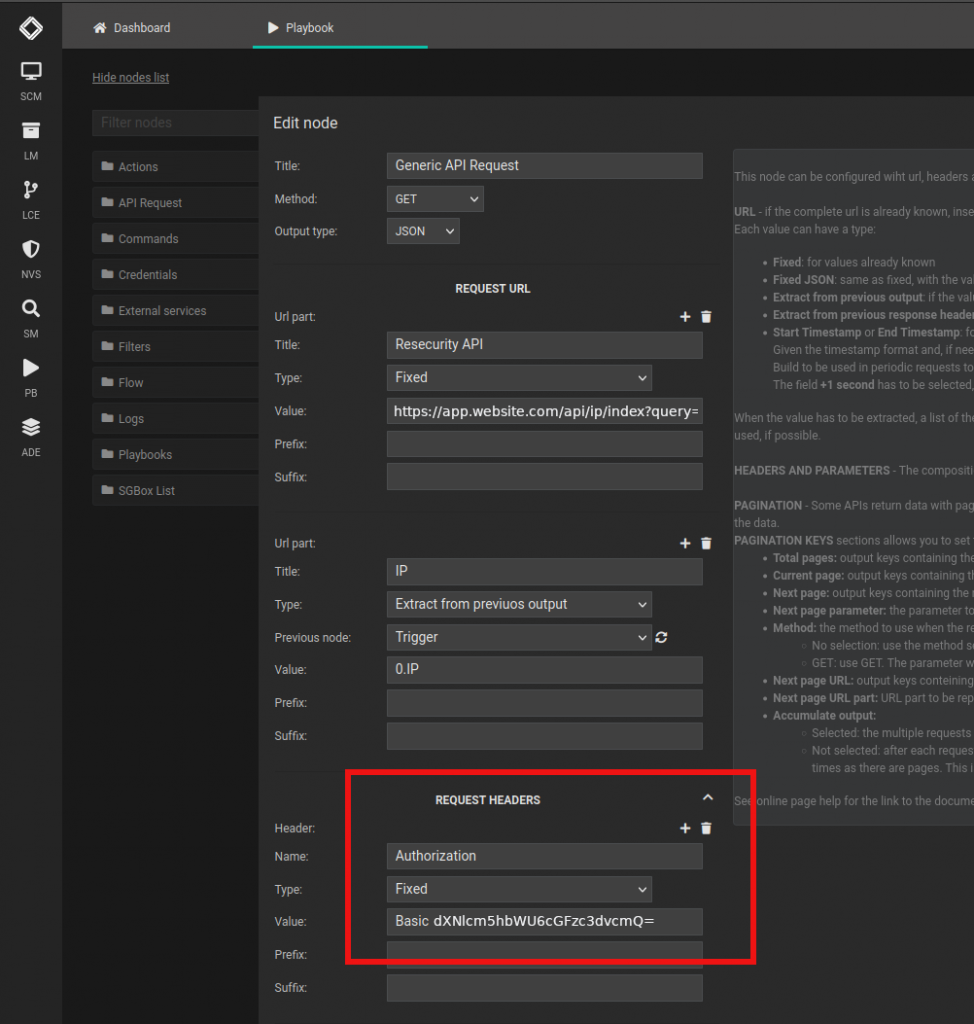 Playbooks - Basic Authentication