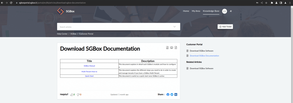 SGBox Documentation