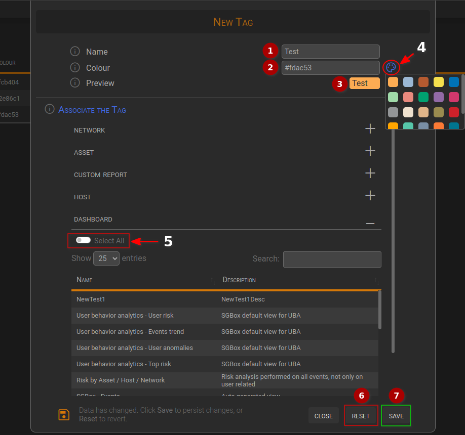 Tag Panel – Functionalities and usage 2 Tag Panel – Functionalities and usage