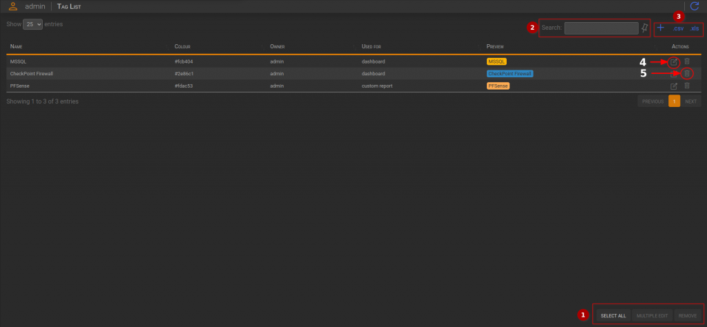 Tag Panel – Functionalities and usage 1 Tag Panel – Functionalities and usage