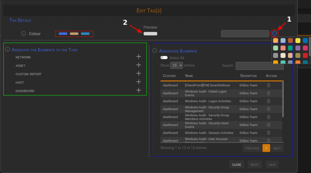 Tag Panel – Functionalities and usage 8 Tag Panel – Functionalities and usage
