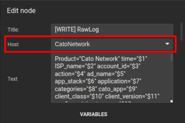 Cato Network - SGBox SIEM Integration Guide