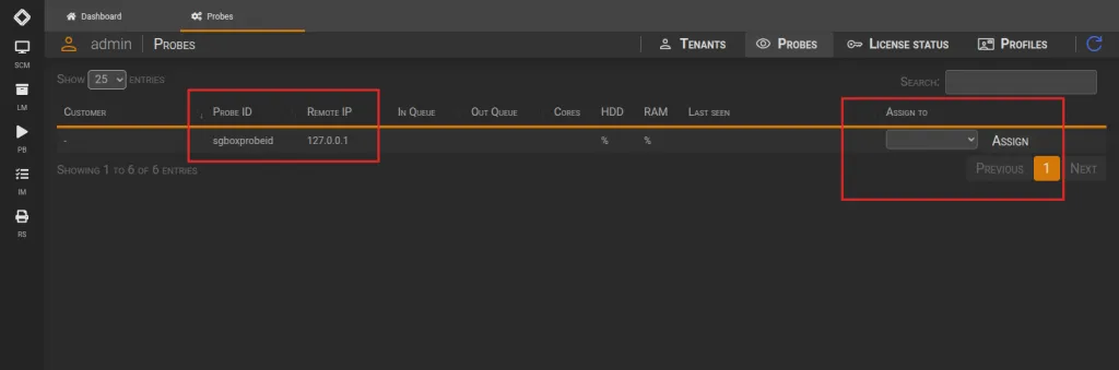 Associate Collector to Tenant