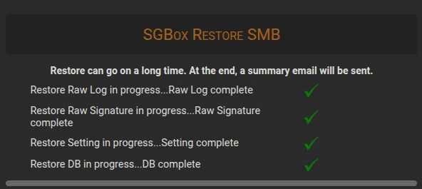 SGBox App Restore 5 SGBox App Restore
